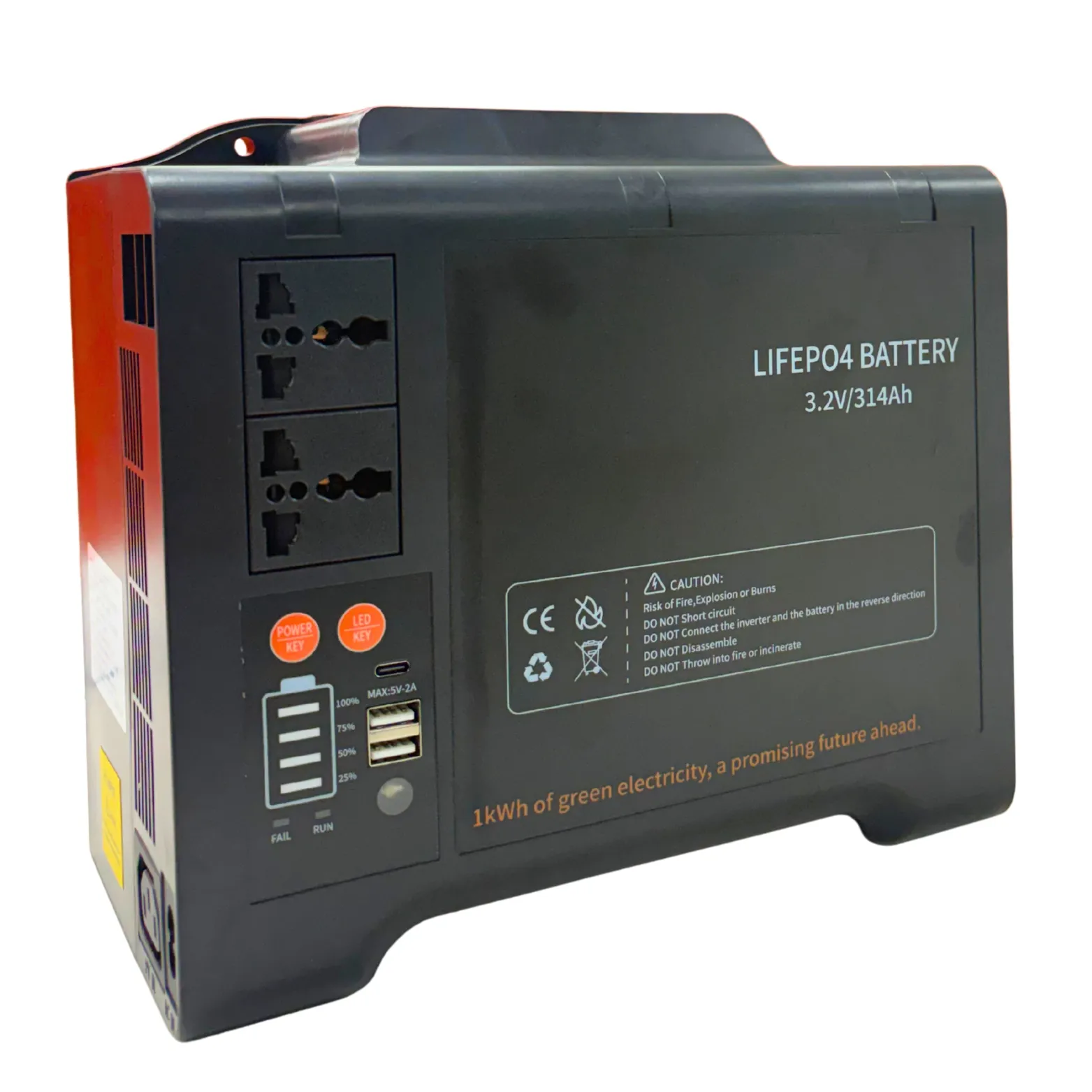HISON HYBRID INVERTER 1KW WITH 314Ah CELL (L2-N1-300) - Image 2